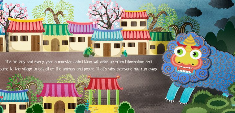 new year story nian nian the story of a cny creative new year story nian nian the story of a cny creative
