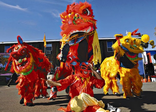 Chinese New Year Lion Dance / If the dance is done correctly, it is
